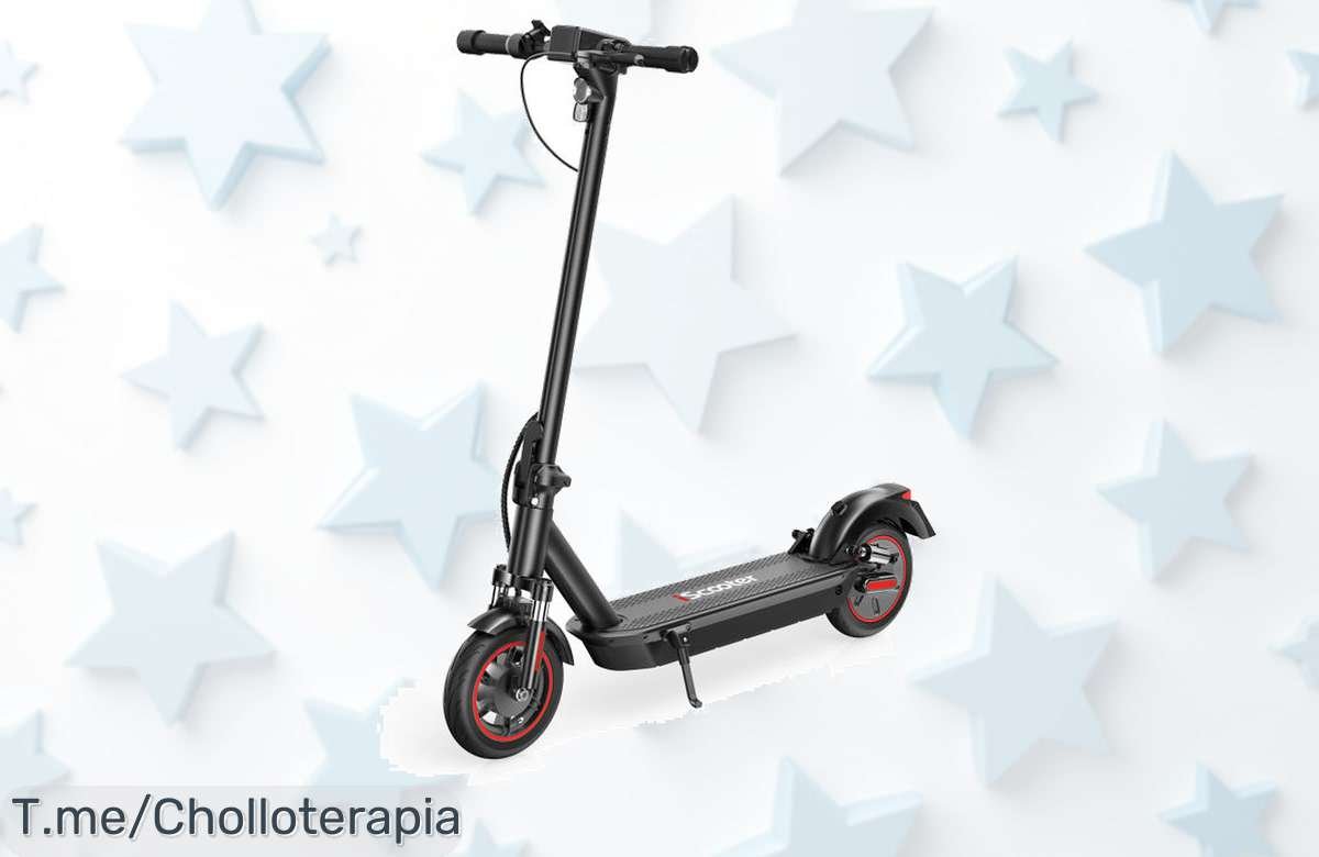 Patinete eléctrico iScooter a precio loco: hasta 96 km de autonomía y neumáticos super resistentes. ¡No te quedes sin el tuyo, oferta única y limitada, actúa ya!