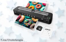 Plastificadora 5 en 1 a precio loco: ¡calienta o enfría en solo 95 segundos y transforma tus proyectos con un acabado perfecto! Aprovecha este ofertón antes que se agote
