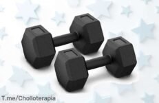 Potencia Tu Entrenamiento con Mancuernas Hexagonales: ¡Super Chollo Directo de Europa! Transforma tu Fitness a Precios Locos, Oferta Limitada ¡Compra Ya y No Te Quedes Sin Ellas!