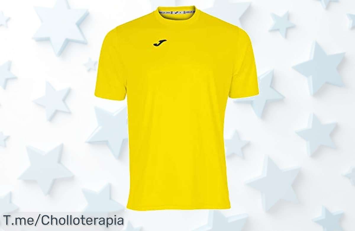 Potencia tu juego con la Joma Camiseta Combi, un super chollo que mejora tu rendimiento. No dejes pasar esta oferta única y hazla tuya ahora antes de que se acabe.