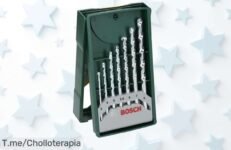Potencia tu talento con el set de 7 brocas Bosch Mini Xline, ¡un super chollo para perforar piedra como un pro! Aprovecha este ofertón antes que se agote y mejora tu bricolaje hoy mismo