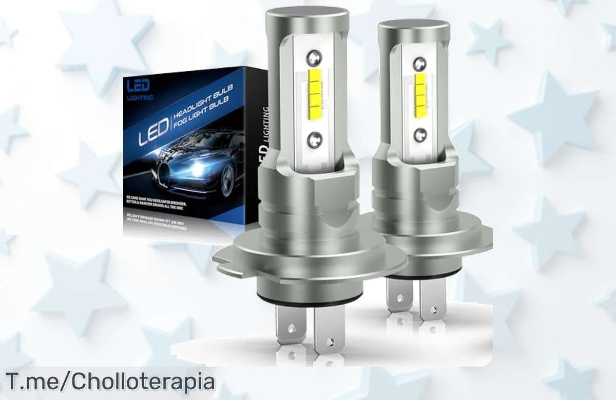 Potencia tu viaje con la YPSNH Bombilla H7 LED y siente la diferencia en cada ruta; instalación rápida y luz brillante a precio loco, ¡aprovecha este super chollo ya!