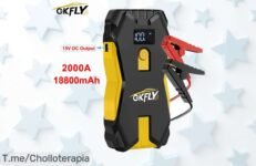 Power Up Tu Coche Con GKFLY 2000A: Arrancador De 18800mAh, Super Chollo Que Te Sacará De Apuros ¡No Lo Pierdas, Oferta Limitada Que Se Agota Rápido!