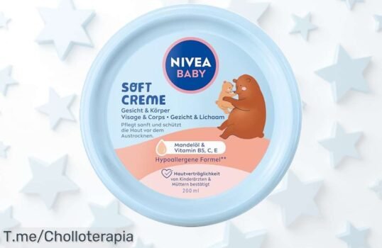Protege la piel de tu bebé con NIVEA Baby Soft, crema hipoalergénica que nutre y suaviza Aprovecha el super chollo antes de que se agote, ¡date prisa!