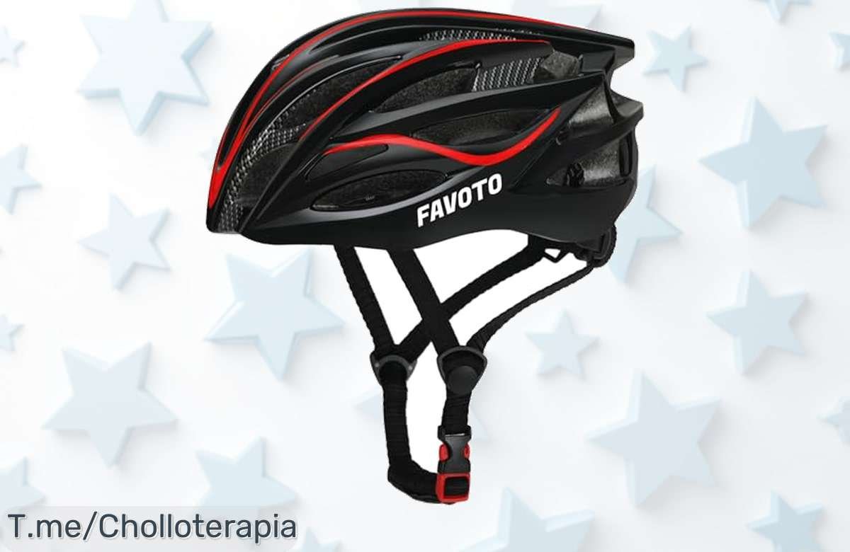 Protege tu cabeza con el casco Favoto, resistente y ajustable. ¡Super chollo en oferta limitada! No dejes pasar esta oportunidad única de rodar como un pro ahora mismo.