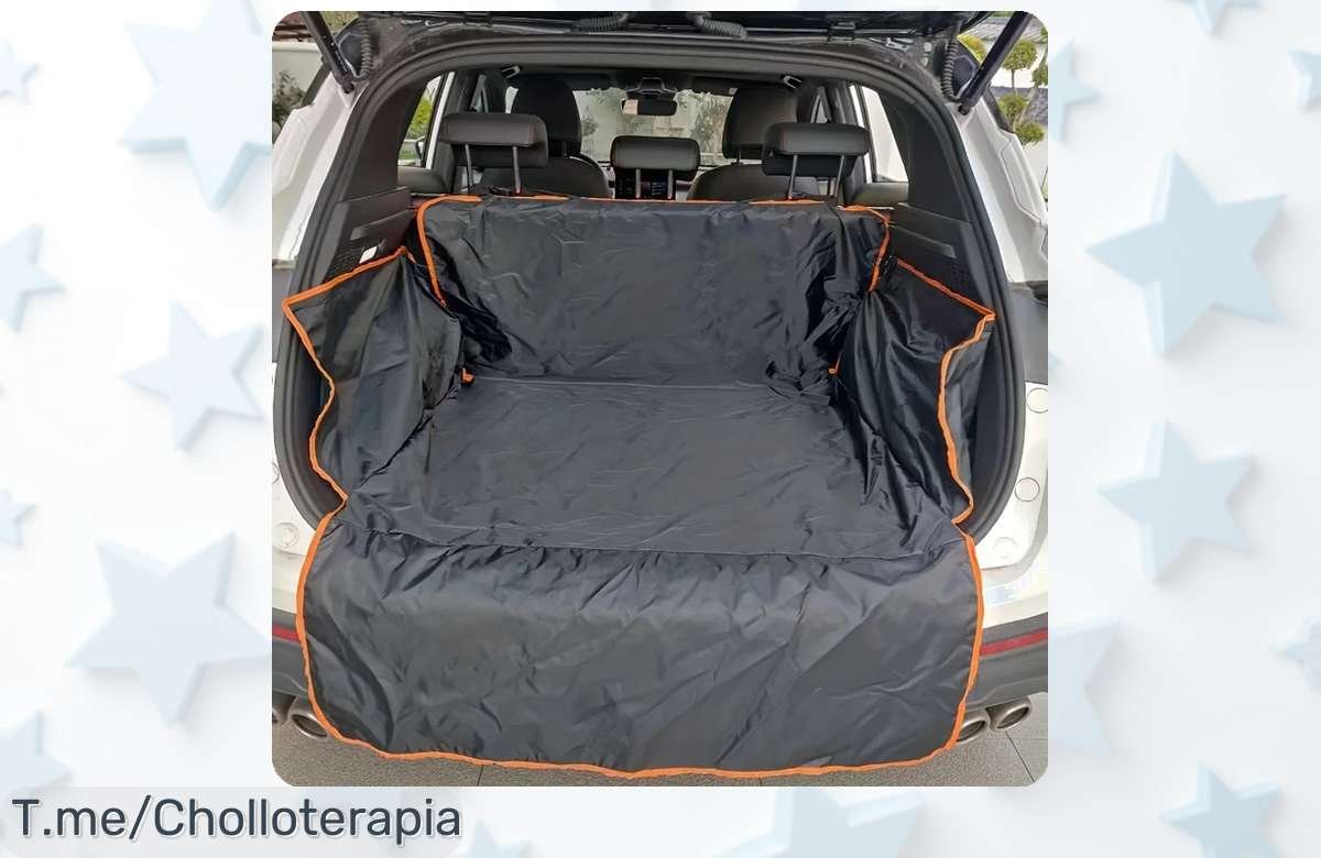 Protege tu coche con la mejor estera impermeable para mascotas, un ofertón único y limitado que no puedes dejar escapar. ¡Compra ahora y cuida tu maletero como nunca!