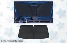 Protege tu coche del calor este verano con el ofertón del parasol reflectante que lo mantiene fresco y seguro ¡Consigue el tuyo ya antes de que se agote!