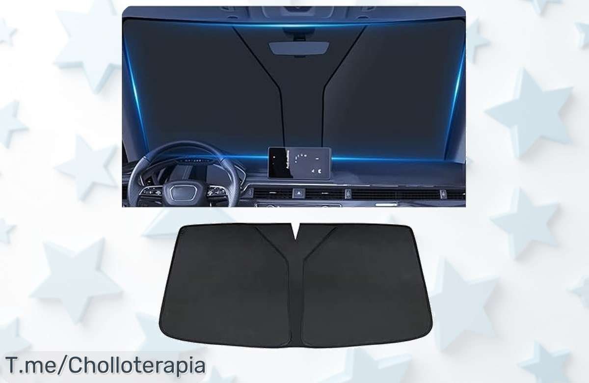 Protege tu coche del calor este verano con el ofertón del parasol reflectante que lo mantiene fresco y seguro. ¡Consigue el tuyo ya antes de que se agote!