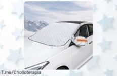 Protege tu coche del frío con el super chollo Protector Hielo Parabrisas: diseño inteligente y seguridad garantizada ¡No te quedes sin este ofertón, compra ya antes que se agote!
