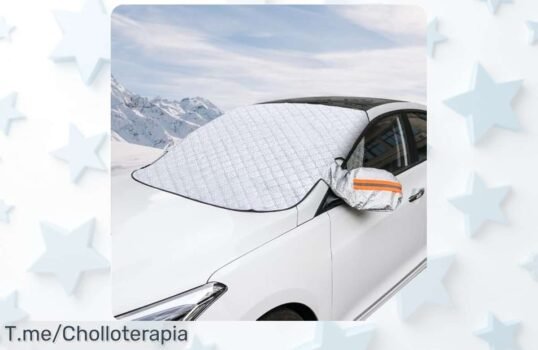 Protege tu coche del frío con el super chollo Protector Hielo Parabrisas: diseño inteligente y seguridad garantizada ¡No te quedes sin este ofertón, compra ya antes que se agote!