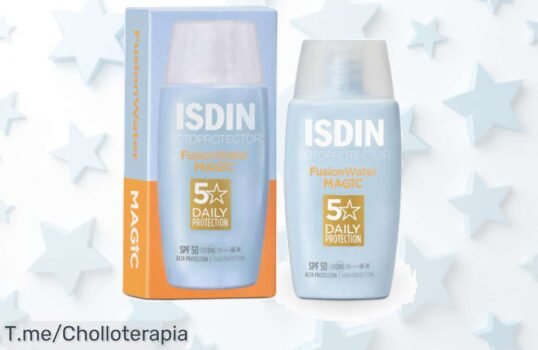 Protege tu piel con el Fotoprotector ISDIN Fusion Water SPF50+, ligero como una pluma y sin residuos No dejes escapar este ofertón, ¡compra ya antes que se agote!