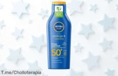 Protege tu piel con el super chollo NIVEA SUN SFP50 y disfruta del sol sin preocupaciones Resistente al agua y hidratante, ¡aprovecha este ofertón antes de que se acabe!