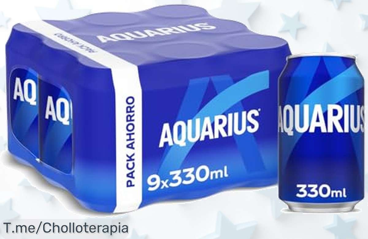 Refresca tu día con Aquarius Limón: 9 latas a un precio loco, disfruta de energía y sabor en cada sorbo. ¡No te quedes sin él, la oferta es limitada!