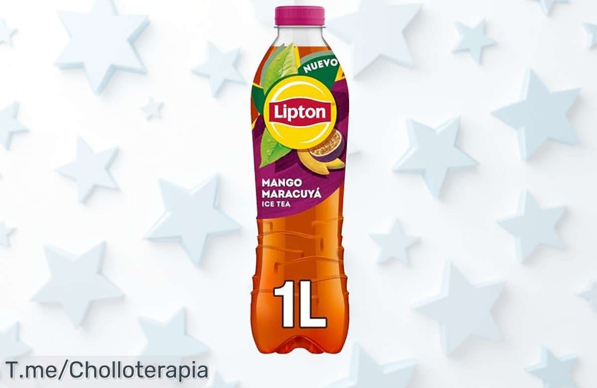 Refresca tu verano con Lipton: ¡1 Litro de mango maracuyá a un precio loco! Disfruta cada sorbo y aprovecha este super chollo antes que se agote, actúa ya.