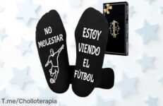 Regala felicidad con los calcetines antideslizantes que todos quieren ¡Super chollo único para hacer sonreír a hombres y adolescentes! Compra rápida antes de que se agoten