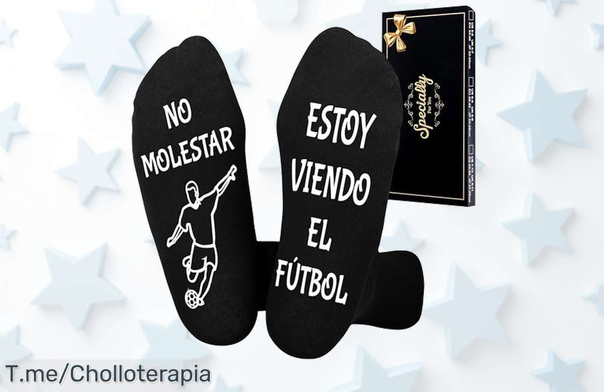 Regala felicidad con los calcetines antideslizantes que todos quieren. ¡Super chollo único para hacer sonreír a hombres y adolescentes! Compra rápida antes de que se agoten.