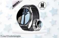 Reloj Inteligente 2024 Bluetooth 6 Pro a Precio Loco, Diseñado para Cuidar Tu Salud y Hacerte Ver Increíble ¡No Dejes Pasar Este Ofertón Limitado!