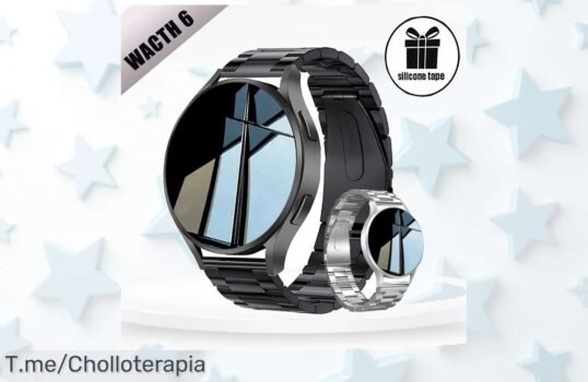 Reloj Inteligente 2024 Bluetooth 6 Pro a Precio Loco, Diseñado para Cuidar Tu Salud y Hacerte Ver Increíble ¡No Dejes Pasar Este Ofertón Limitado!