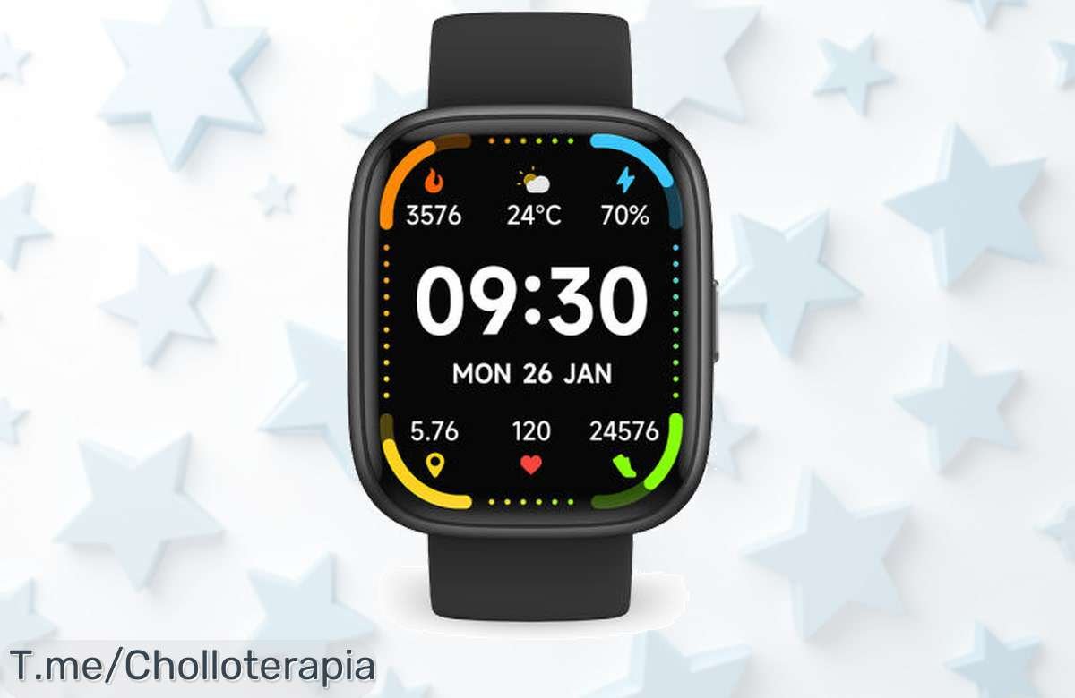 Reloj Inteligente SWB29: Lleva a Alexa en tu muñeca y controla tu salud con Bluetooth 5.3. ¡Aprovecha este super chollo antes que se agoten las unidades!