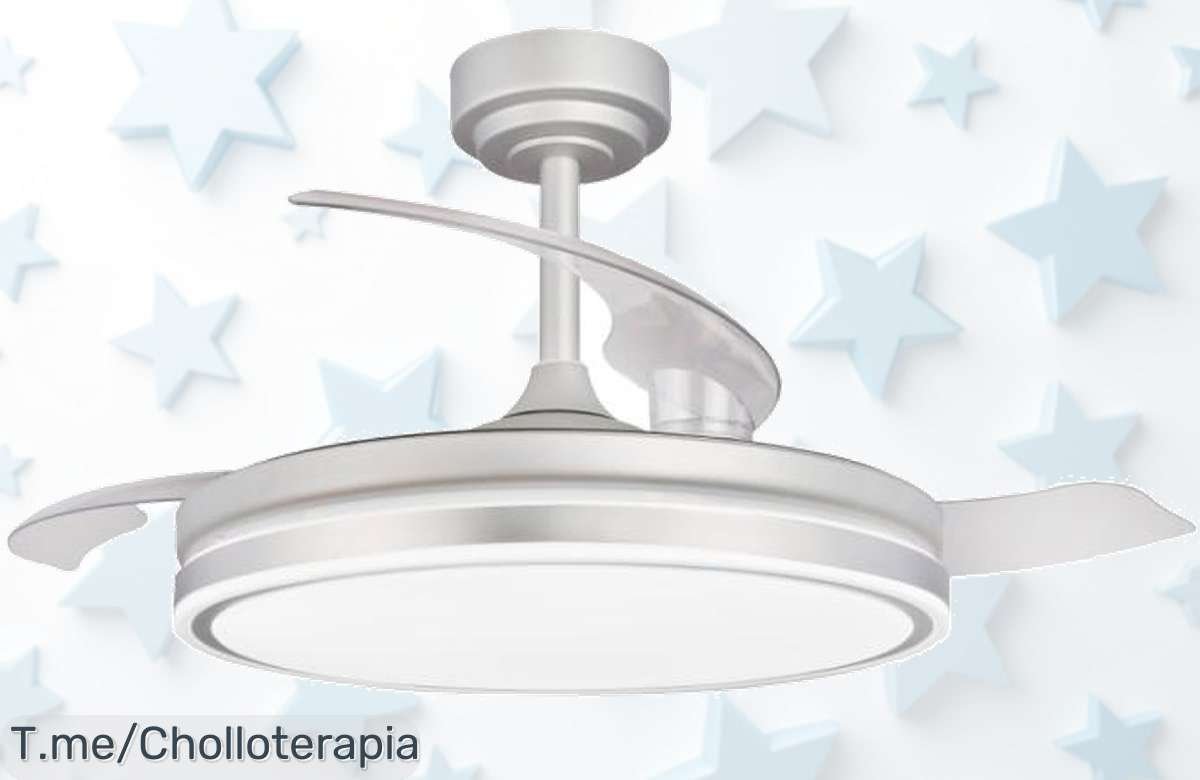 Renueva tu hogar con el ventilador de techo más vendido a un precio loco: ultra silencioso, 6 velocidades y control por app. ¡No te pierdas este ofertón, compra ya!
