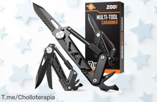 Revienta el precio con esta multiherramienta 7 en 1 para camping, un super chollo que no puedes dejar escapar ¡Aprovecha el descuento brutal y sorprende ya!