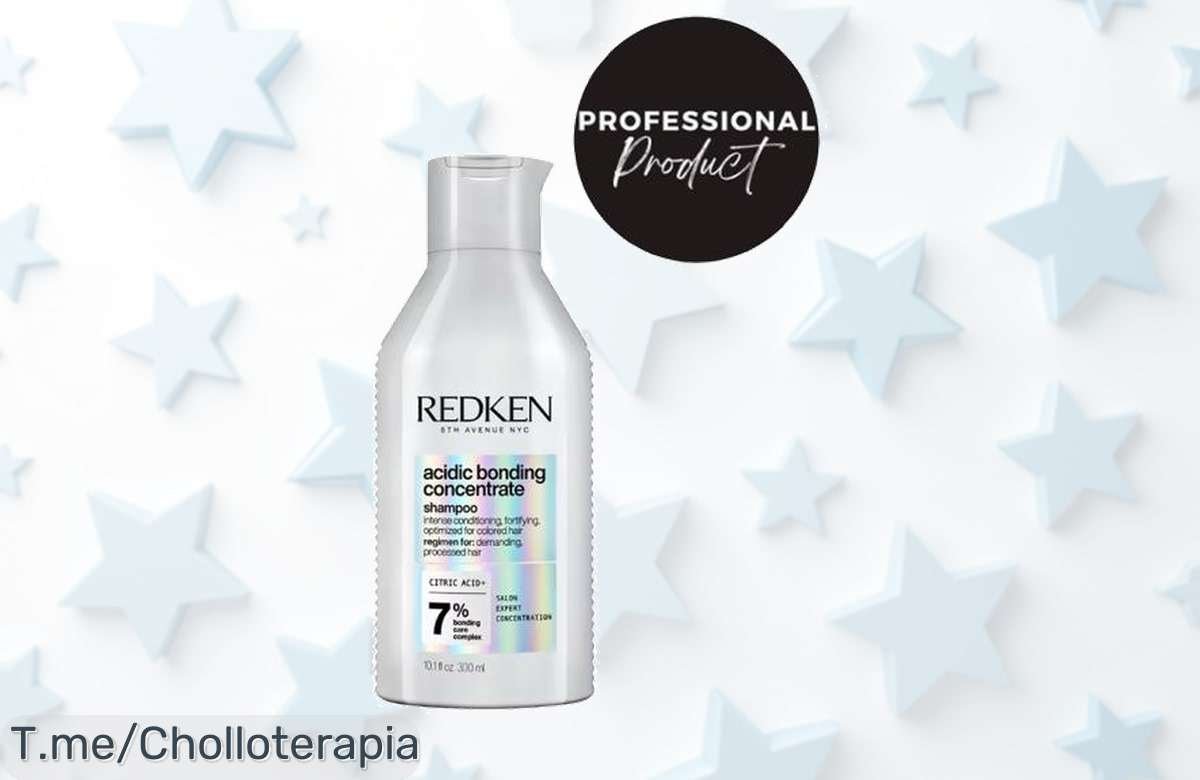 Revitaliza tu cabello con el Champú Redken Acidic Bonding Concentrate, una oferta única que fortalece y cuida tu color a un precio loco. ¡No esperes más, compra ya antes de que se acabe!