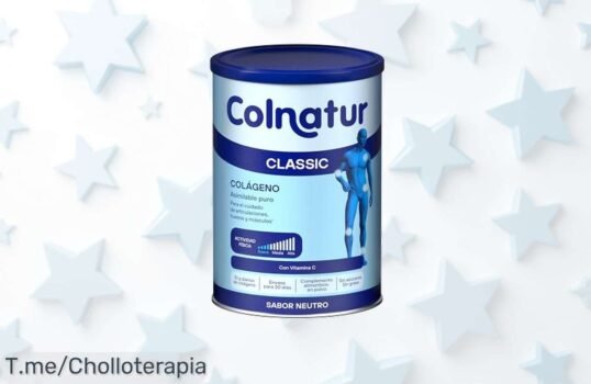 Revitaliza tus huesos y articulaciones con Colnatur Classic, el colágeno en polvo que mejora tu salud muscular ¡Aprovecha este super chollo antes de que se acabe!