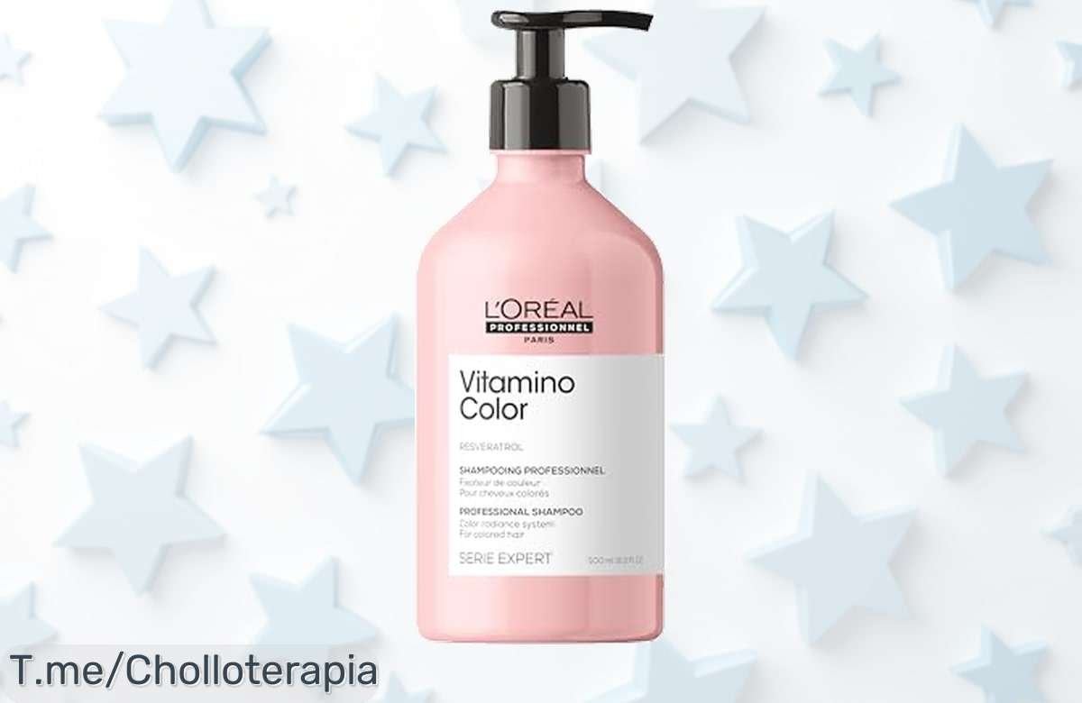 Revive tu cabello con el champú Vitamino Color de L’Oréal y disfruta de un color radiante y protección total ¡Aprovecha este ofertón único antes que se agote!