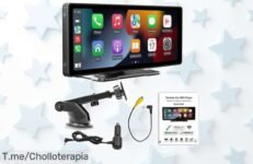 Revoluciona tus viajes con la Pantalla Multimedia que conecta fácil a Apple y Android, calidad inigualable por un precio loco ¡Aprovecha este ofertón antes de que se acabe!