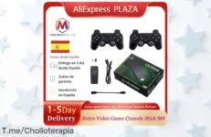Revolutiona tu diversión con la Retro Stick M8: 20000 emuladores y 9 juegos en asombroso 4K a un precio loco ¡No dejes pasar este ofertón, actúa ahora!