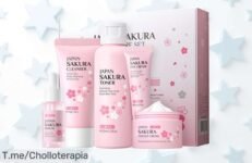 Set de Cuidado de la Piel Sakura: 5 Piezas Hidratantes para un Rostro Radiante a un Precio Locísimo ¡Hazlo tuyo antes de que se agoten! Esta oportunidad no volverá
