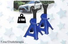 Soporta tu furgoneta como un profesional con DayPlus: 3 toneladas de potencia y 9 niveles ajustables, ¡ofertón único que no puedes dejar pasar!