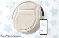 Super chollo: Lleva a casa el LEFANT Robot Aspirador, potente y silencioso, ideal para pelos de mascotas Aprovecha el descuentazo antes de que se acabe y ¡haz limpieza fácil!
