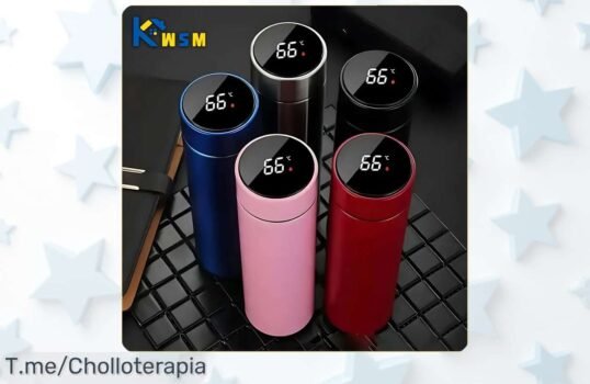 Taza Termo Con Pantalla De Temperatura A Un Precio Loco, Ideal Para Papá En Su Día; Disfruta Cada Sorbo Con Este Ofertón Único ¡Compra Ya Antes Que Se Acabe!