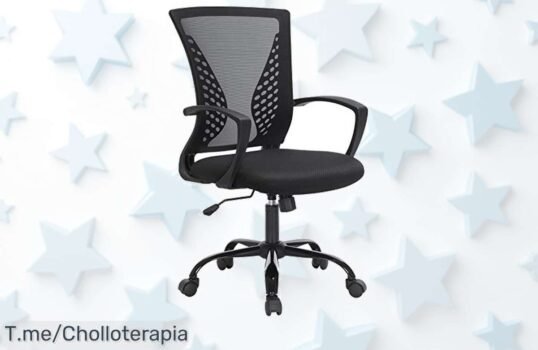 Transforma Tu Espacio Con La Silla Giratoria Songmics, Montaje Fácil Y Ajuste Perfecto Para Aumentar Tu Productividad ¡Aprovecha Este Ofertón Único Antes De Que Se Agote!