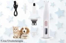 Transforma el look de tu peludo con la máquina Beihre: luz LED y hoja afilada para un corte perfecto ¡Aprovecha este ofertón antes que se agote, recorta hoy!