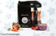Transforma la comida de tus peques en un festín con BÉABA Babycook Solo: cocina al vapor y tritura en 15 min ¡No te pierdas este super chollo antes que se acabe!