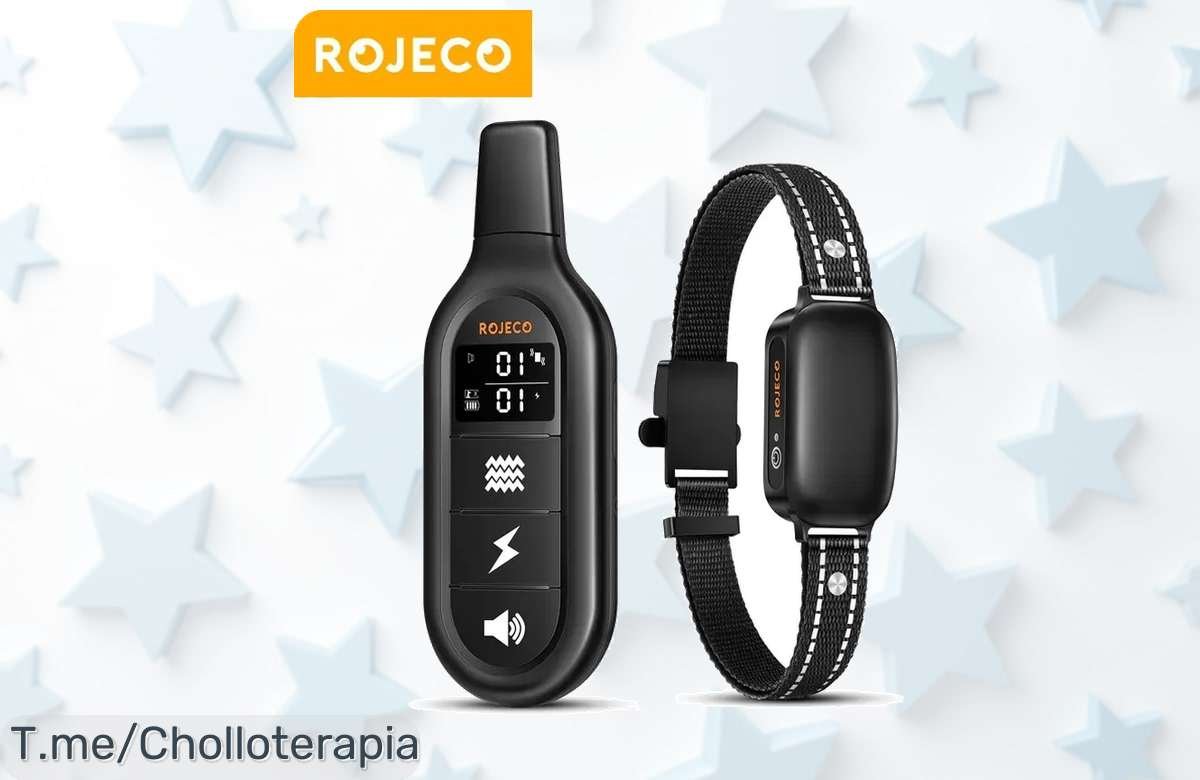 Transforma la vida de tu perro y disfruta de una paz total en casa con el RobecoCollar eléctrico; ¡aprovecha este super chollo limitado antes que se agote!