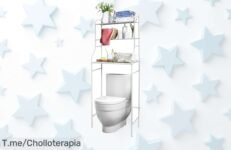 Transforma tu baño con esta estantería super chollo: 3 baldas para todo lo que necesitas Organízate y aprovecha este ofertón antes de que se acabe, ¡compra ya!