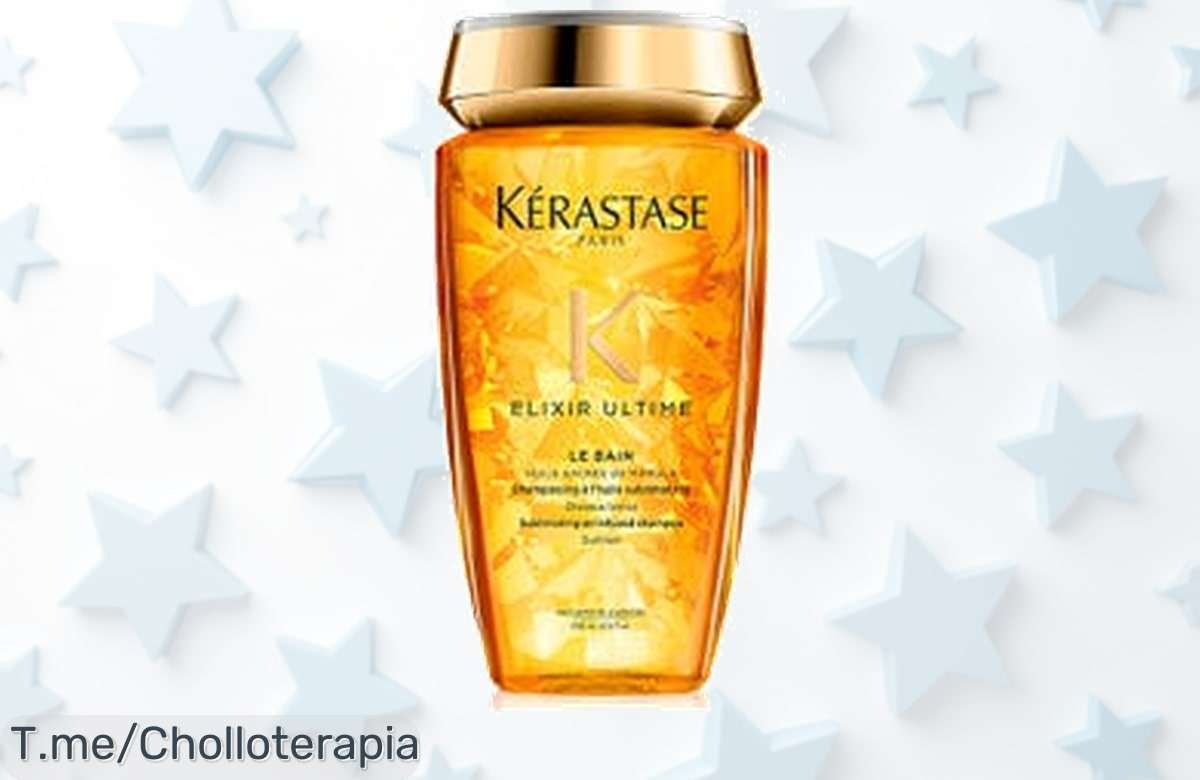 Transforma tu cabello con Elixir Ultime Le Bain KERASTASE, brillo y suavidad en un lavado. Aprovecha este super chollo, ¡compra ya antes que se agoten!