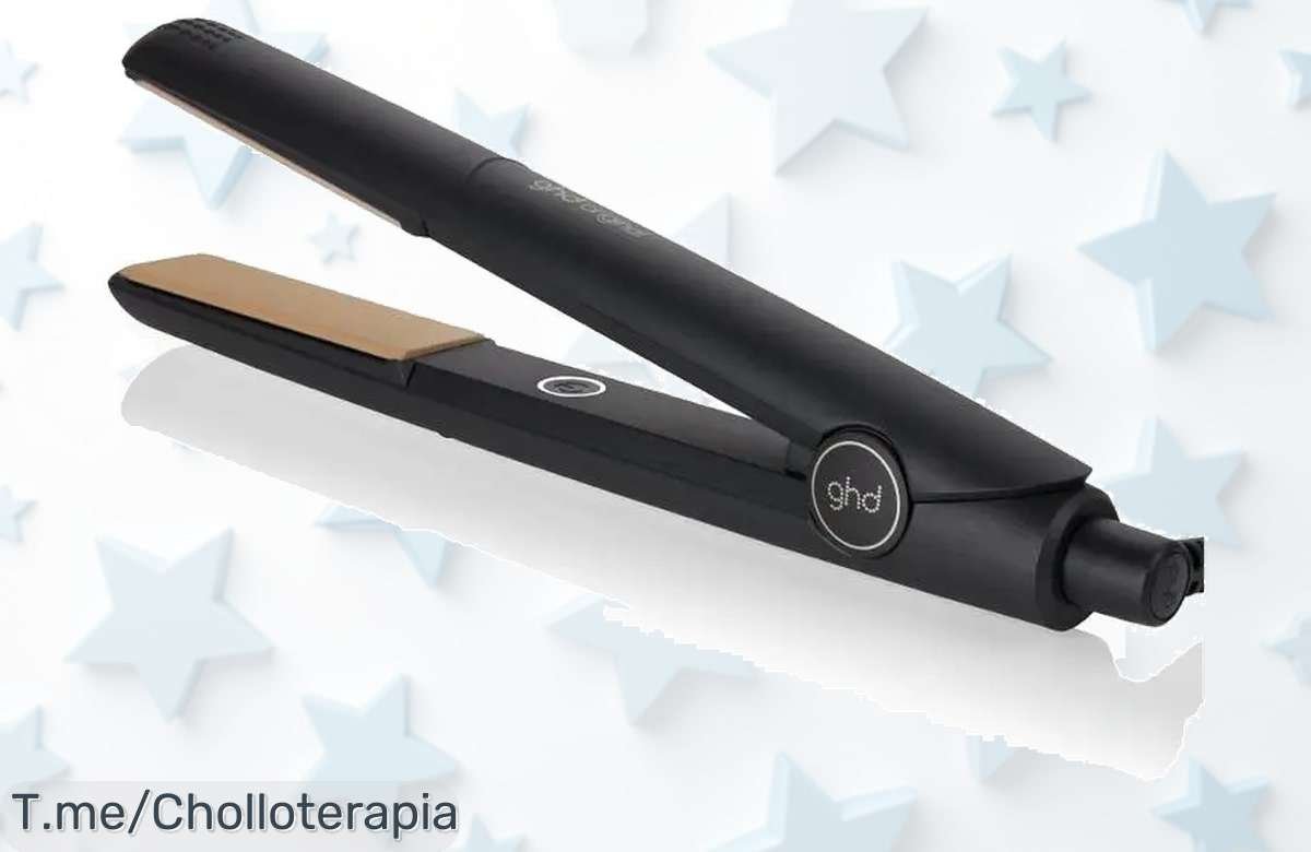 Transforma tu cabello con la GHD Plancha Original, la preferida de los estilistas. Aprovecha el descuentazo único y brilla hoy mismo. ¡Compra ya antes que se agoten!