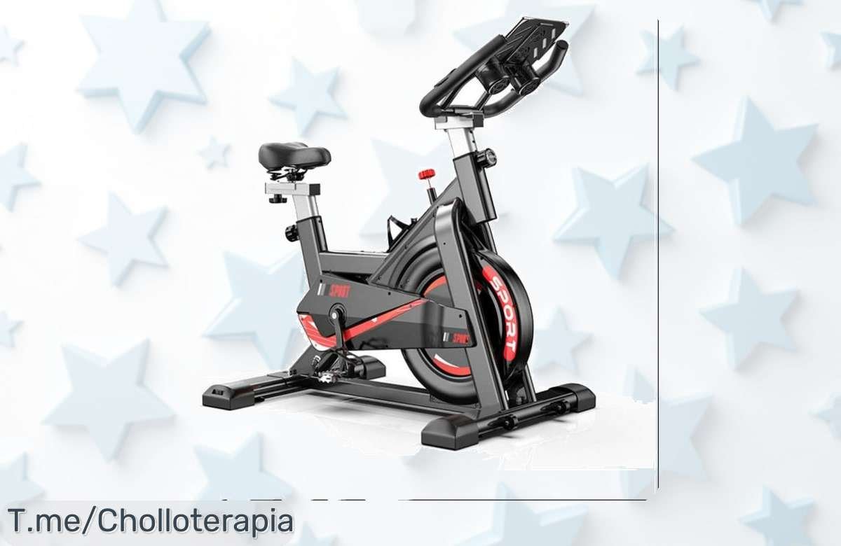 Transforma tu cardio con la bici estática que ajusta hasta 24 kg de resistencia y controla tus calorías. Super chollo limitado, ¡hazla tuya antes que se agote!