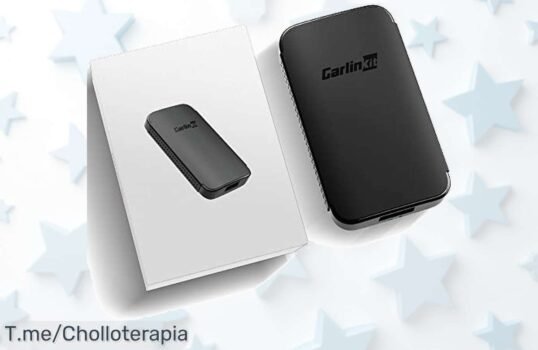 Transforma tu coche en un cine móvil con Carlinkit, conexión inalámbrica fácil y diversión al instante ¡Aprovecha este ofertón ya antes de que se agote!