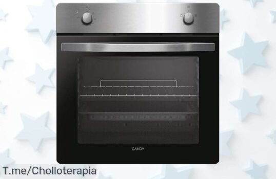 Transforma tu cocina con el Horno Estático Candy Idea FIDCP X200: ventilación radial y limpieza rápida en un ofertón de 70L ¡No dejes escapar esta oferta única antes que se agote!