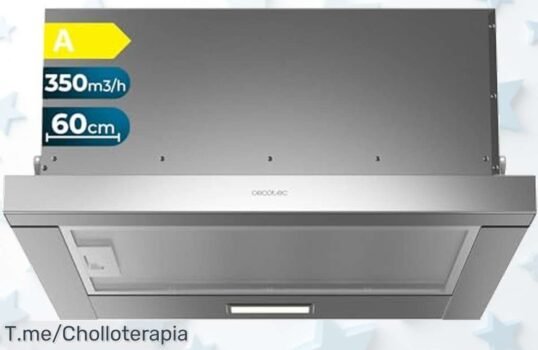 Transforma tu cocina con la Campana Extractora Cecotec, succión potente y luz LED a un precio loco ¡No te quedes sin ella, el ofertón se acaba pronto!