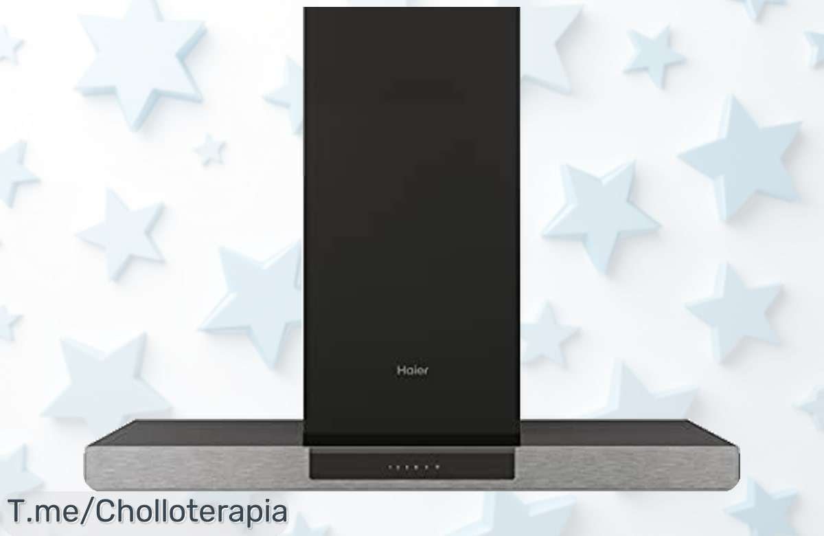 Transforma tu cocina con la Campana Extractora Haier ILink a un precio loco: 746 m3/h de potencia y estilo moderno. ¡No te quedes sin el super chollo, compra ya!