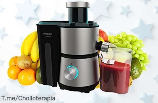 Transforma tu cocina con la Licuadora Orbital Juice&Fresh 400 Titan Black: potencia brutal y batidos irresistibles a un precio loco, ¡aprovéchalo antes de que se agote!