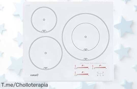 Transforma tu cocina con la Placa de Inducción Blanca INSB 6030 WH: cocción rápida y fácil ¡aprovecha este ofertón nunca visto antes y actúa ya!