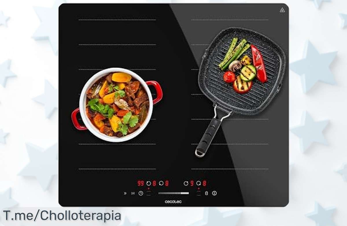 Transforma tu cocina con la Placa de Inducción Cecotec: 7200W para cocinar como un campeón. Aprovecha el ofertón limitado y hazte con ella antes que vuela.