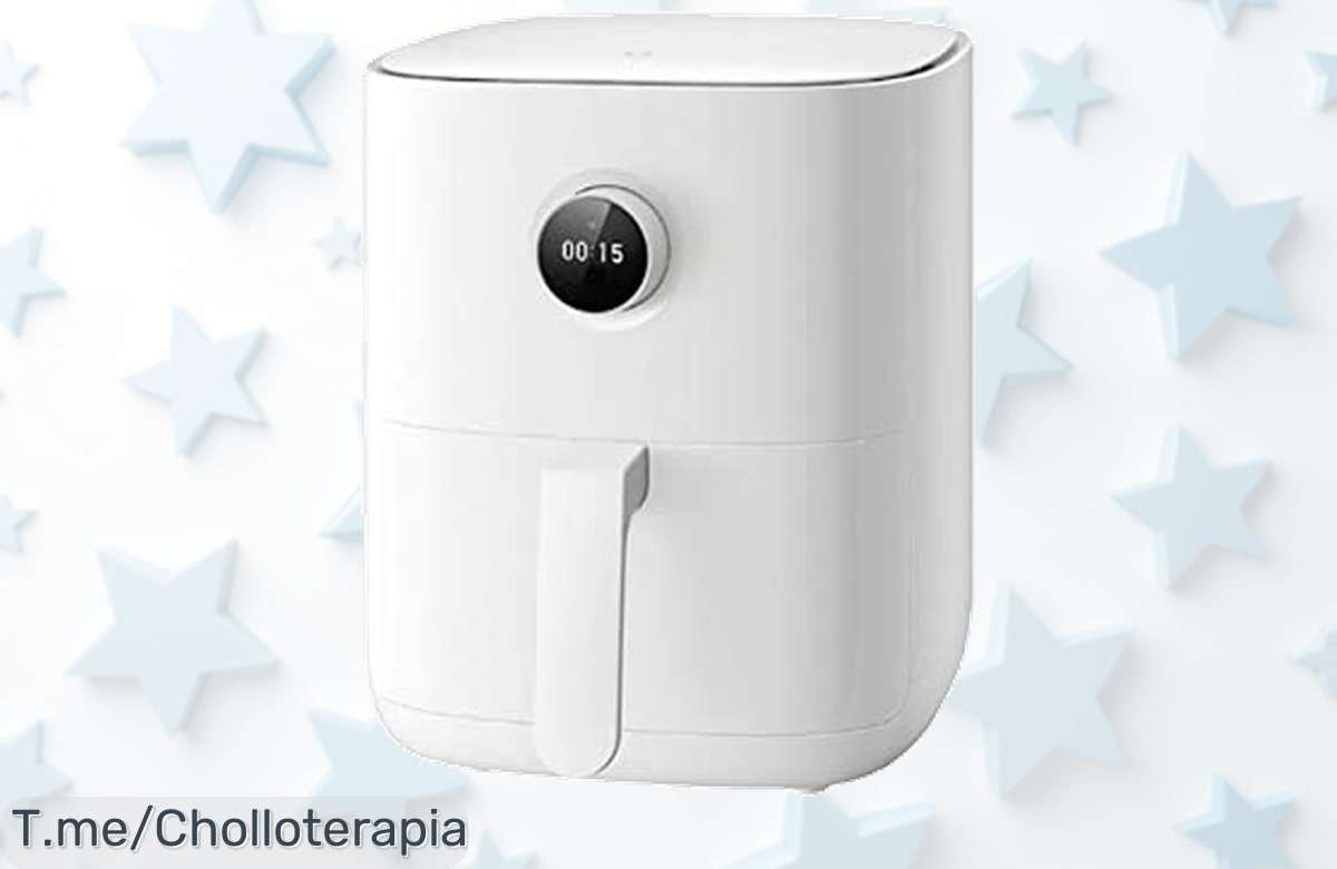 Transforma tu cocina con la Xiaomi Smart Air Fryer, el super chollo que reduce la grasa en un 80% y se controla desde tu smartphone. ¡Hazte con este ofertón antes de que vuele!